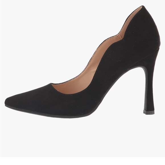 Chinese Laundry's SPICE Micro Suede Pump Pointed Toe 3.5” Heel Black Women 8 - Picture 13 of 13